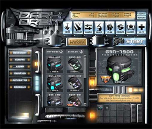 Action Spiele im Weltraum, hier im Internet.